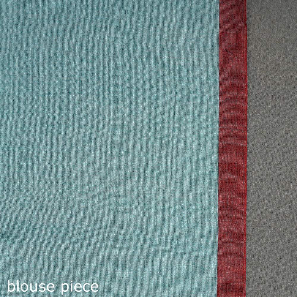 Blue - Begampuri Handloom Cotton Saree