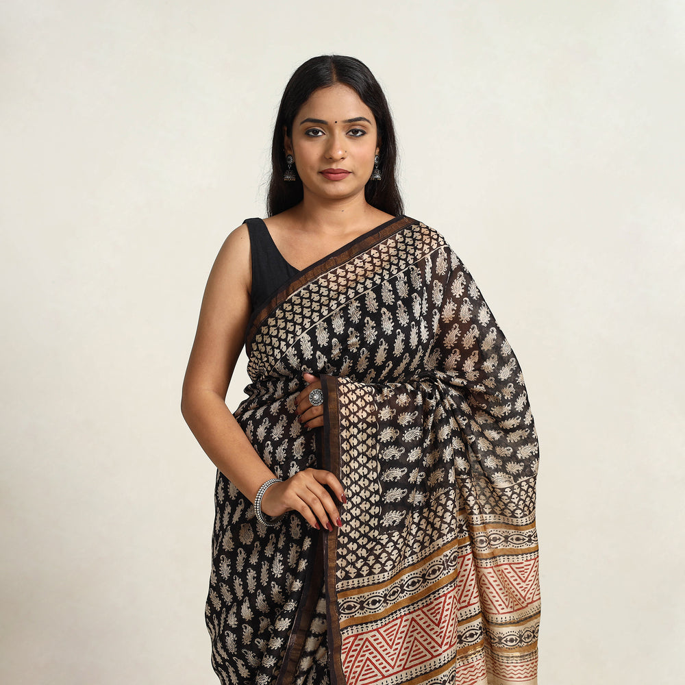 Bagru Saree