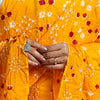 Buy Orange Kutch Tie & Dye Cotton Bandhani Dupatta
