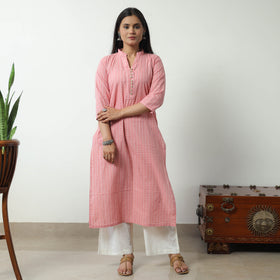 jacquard kurta