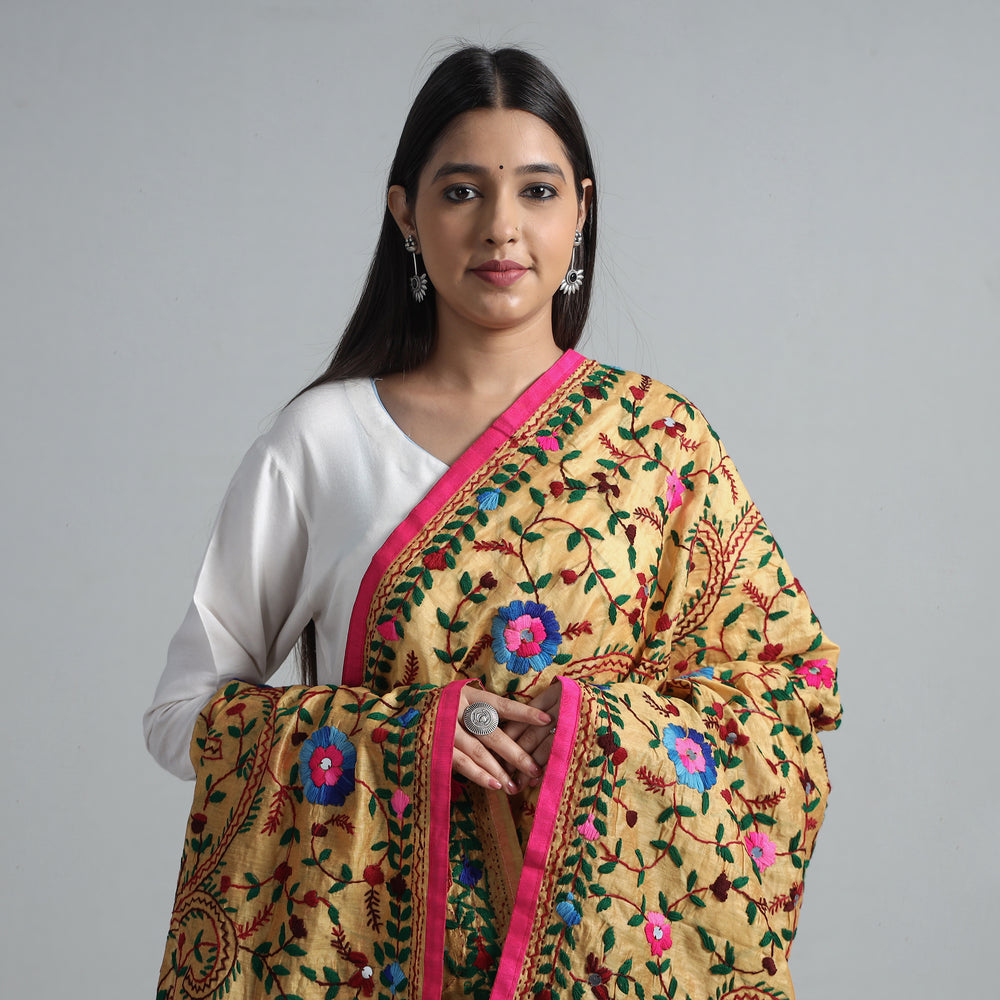 Phulkari Embroidered Dupatta