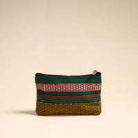 Green - Khun Fabric Quilted Coin Pouch 07