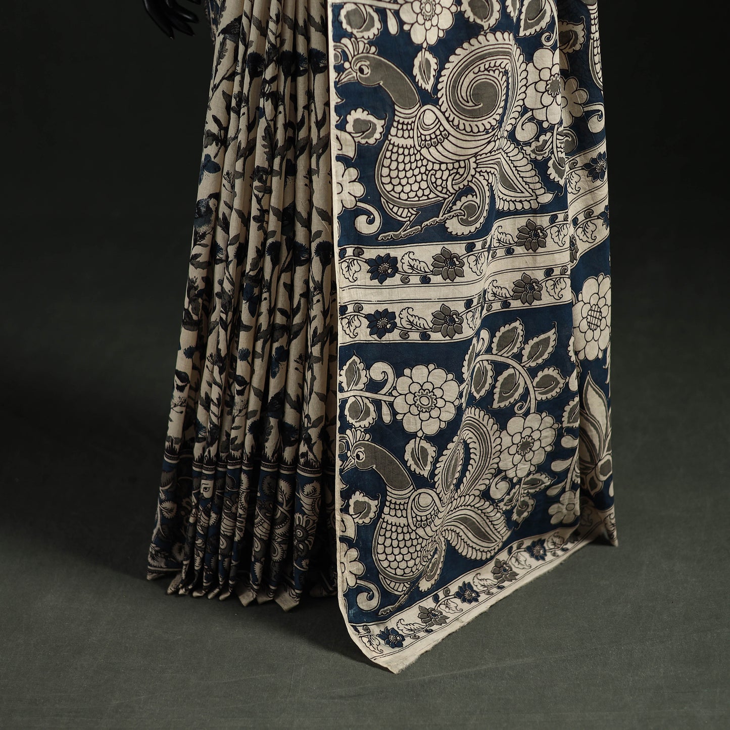 Kalamkari Printed Cotton Saree 24