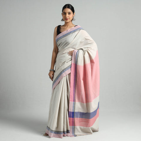 Buy Chitrika Pure Handloom Dobby Cotton Saree Online at iTokri.com