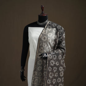 Pipad Hand Block Print Natural Dyed Kota Doria Cotton Dupatta 06