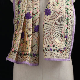 Ranihati Chanderi Silk Hand Embroidered Stole 63