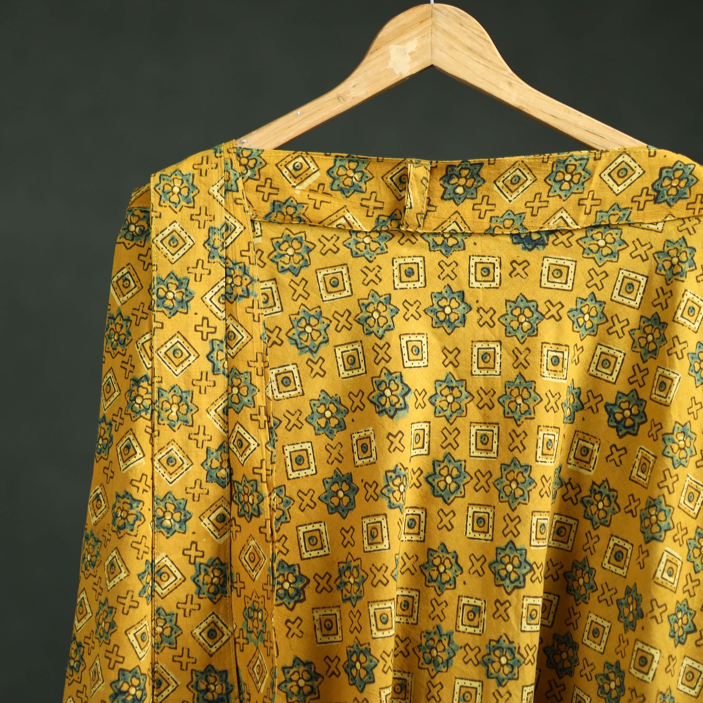 Ajrakh Hand Block Print Cotton Wrap Around Skirt 46