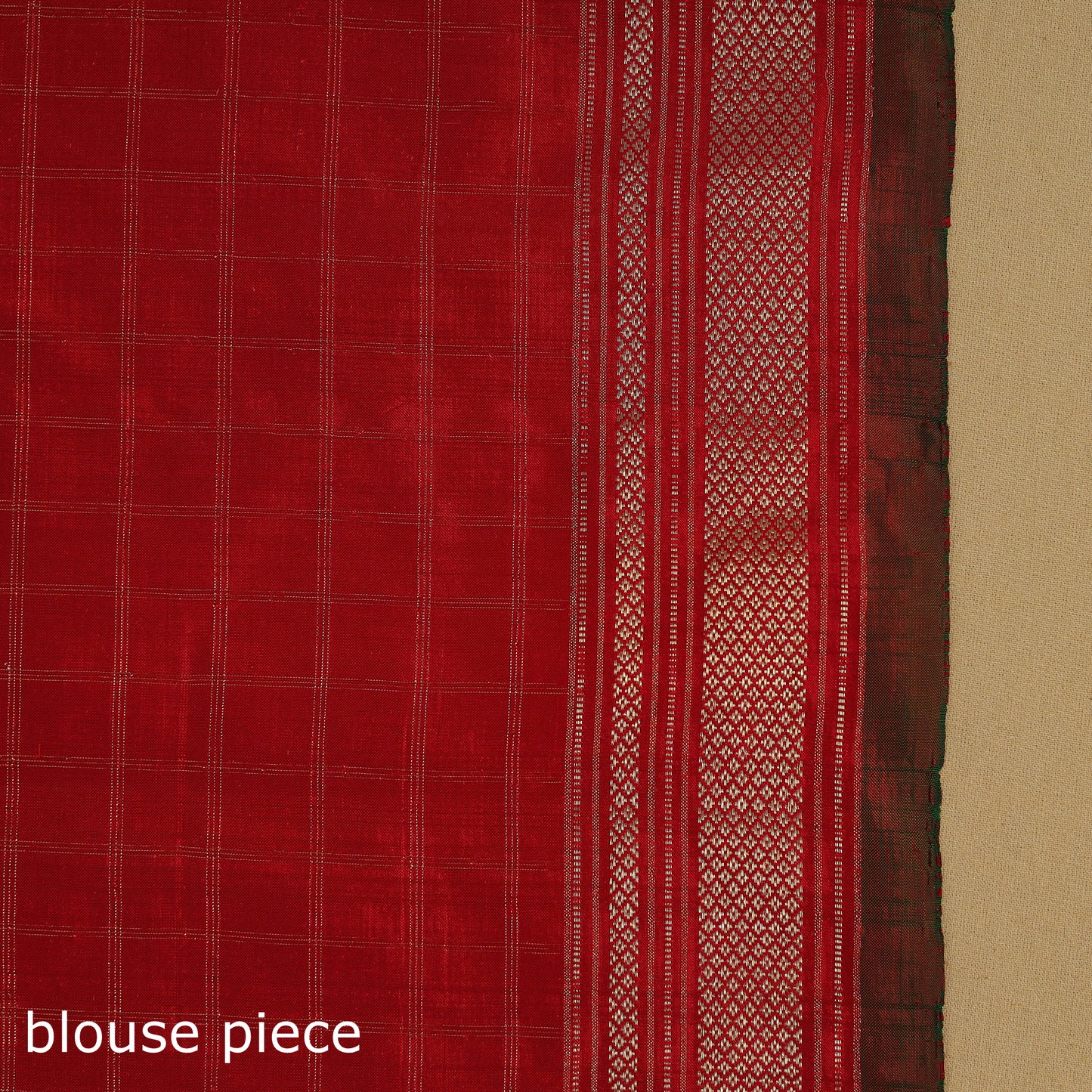 White - Handspun Handloom Tussar Silk Zari Pochampally Ikat Saree 06