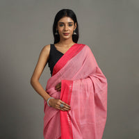 Narayanpet Zari Temple Dobby Cotton Handloom Saree 24