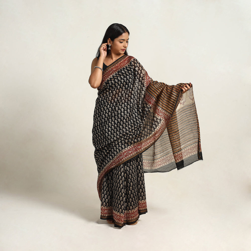 Bagru Saree