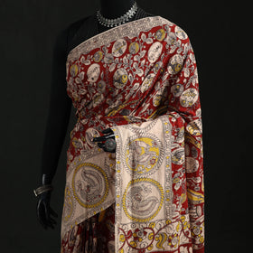 Kalamkari Printed Cotton Saree 25
