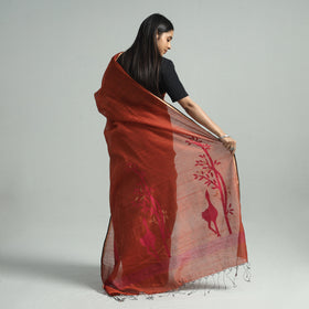  Handloom Pure Cotton Bengal Jamdani Saree