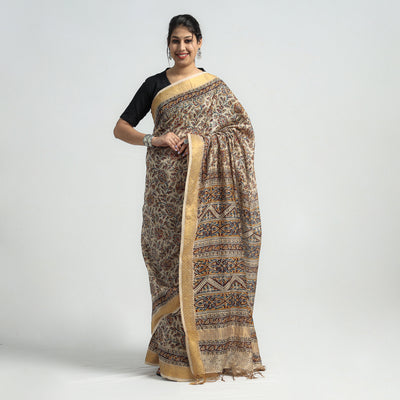 kalamkari printed saree