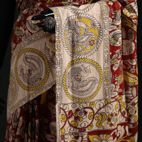 Kalamkari Printed Cotton Saree 25