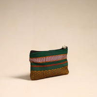 Green - Khun Fabric Quilted Coin Pouch 07