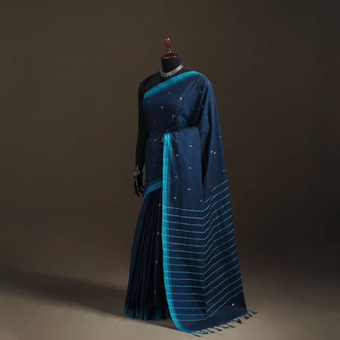 Godavari Jamdani Mango Buti Pure Handloom Cotton Saree 27
