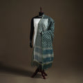Pipad Hand Block Print Natural Dyed Kota Doria Cotton Dupatta 07