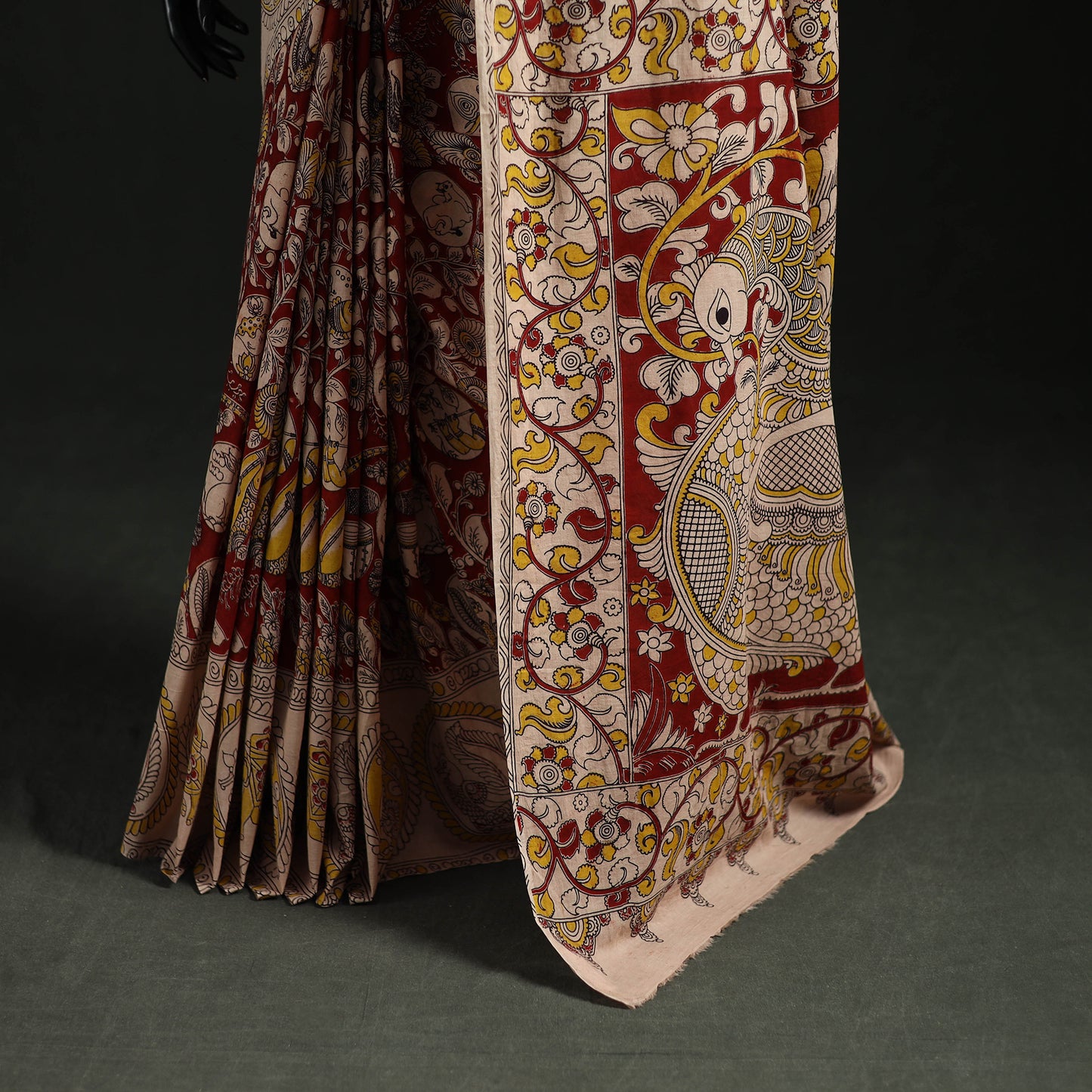 Kalamkari Printed Cotton Saree 25