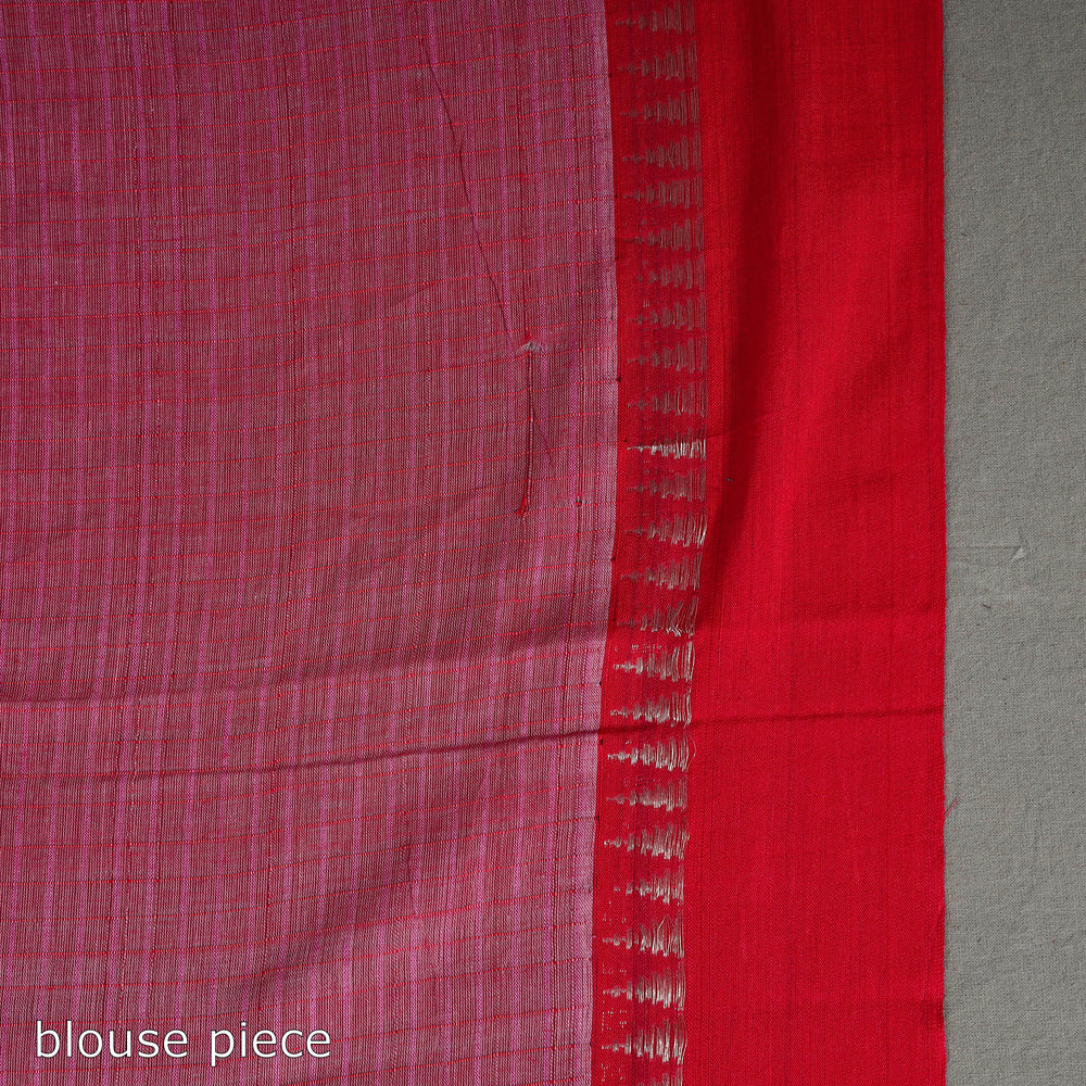 Narayanpet Zari Temple Dobby Cotton Handloom Saree 24