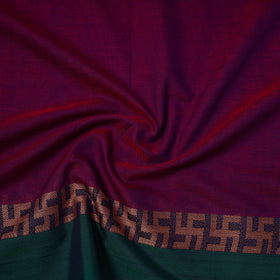  Purple Mercerised Cotton Dharwad Fabric