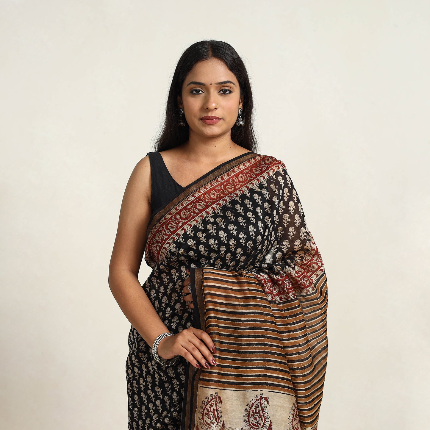 Bagru Saree