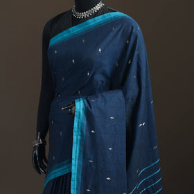 Godavari Jamdani Mango Buti Pure Handloom Cotton Saree 27