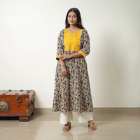 Multicolor - Straight Cotton Kalamkari Kurta 06