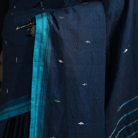 Godavari Jamdani Mango Buti Pure Handloom Cotton Saree 27