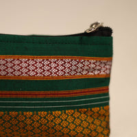 Green - Khun Fabric Quilted Coin Pouch 07