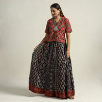 Ajrakh Patchwork Skirt 