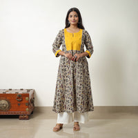 Multicolor - Straight Cotton Kalamkari Kurta 06