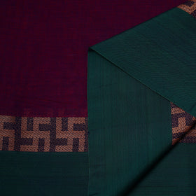  Purple Mercerised Cotton Dharwad Fabric