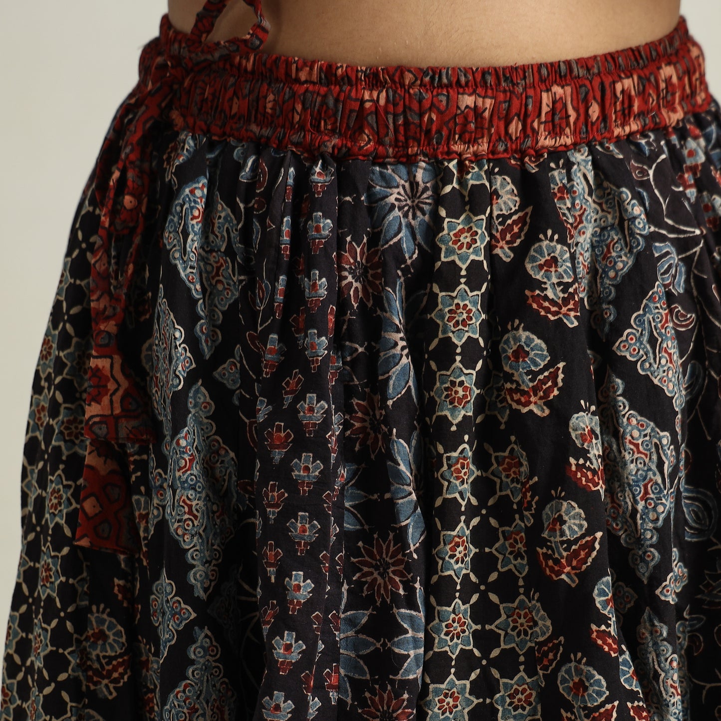 Ajrakh Patchwork Skirt 