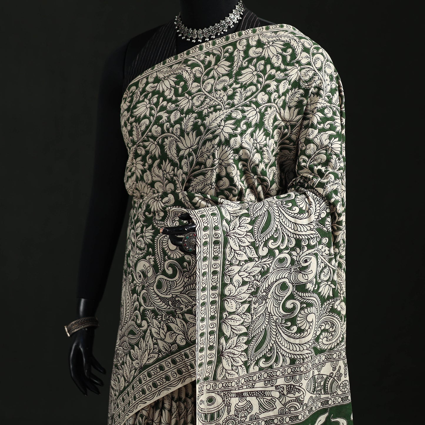 Kalamkari Printed Cotton Saree 26