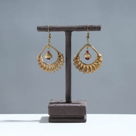  Handcrafted Drop Shaped Bamboo Earrings 