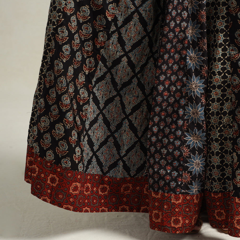 Ajrakh Patchwork Skirt 