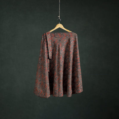 Ajrakh Hand Block Print Cotton Wrap Around Skirt 33