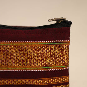  Yellow Khun Fabric Quilted Coin Pouch