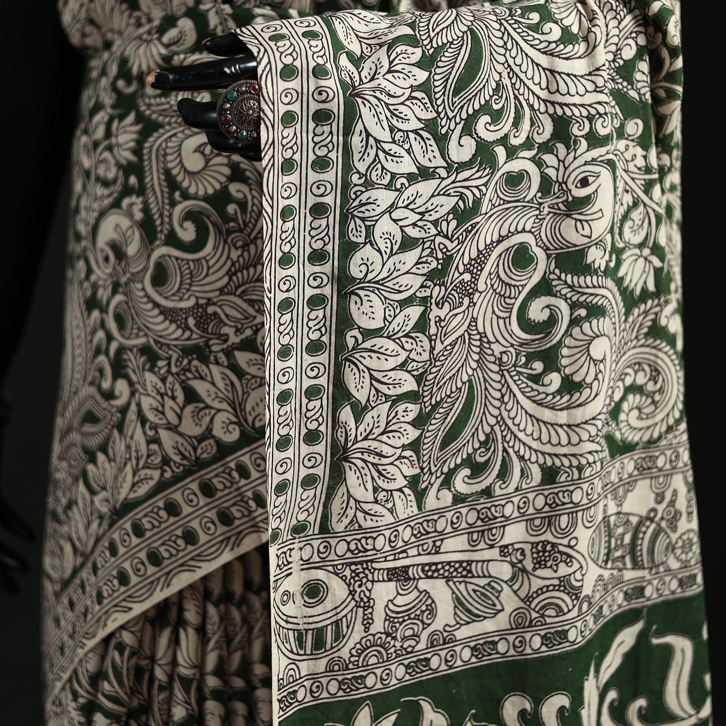 Kalamkari Printed Cotton Saree 26