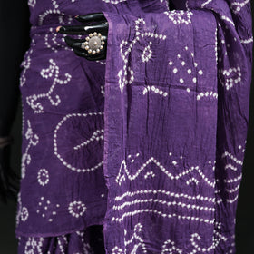 Kutch Bandhani Tie-Dye Cotton Saree 76
