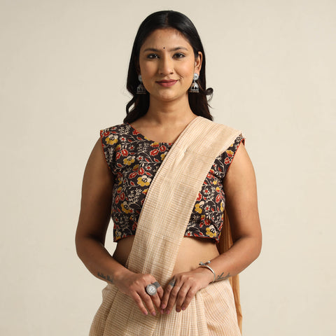 kalamkari stitched blouse 