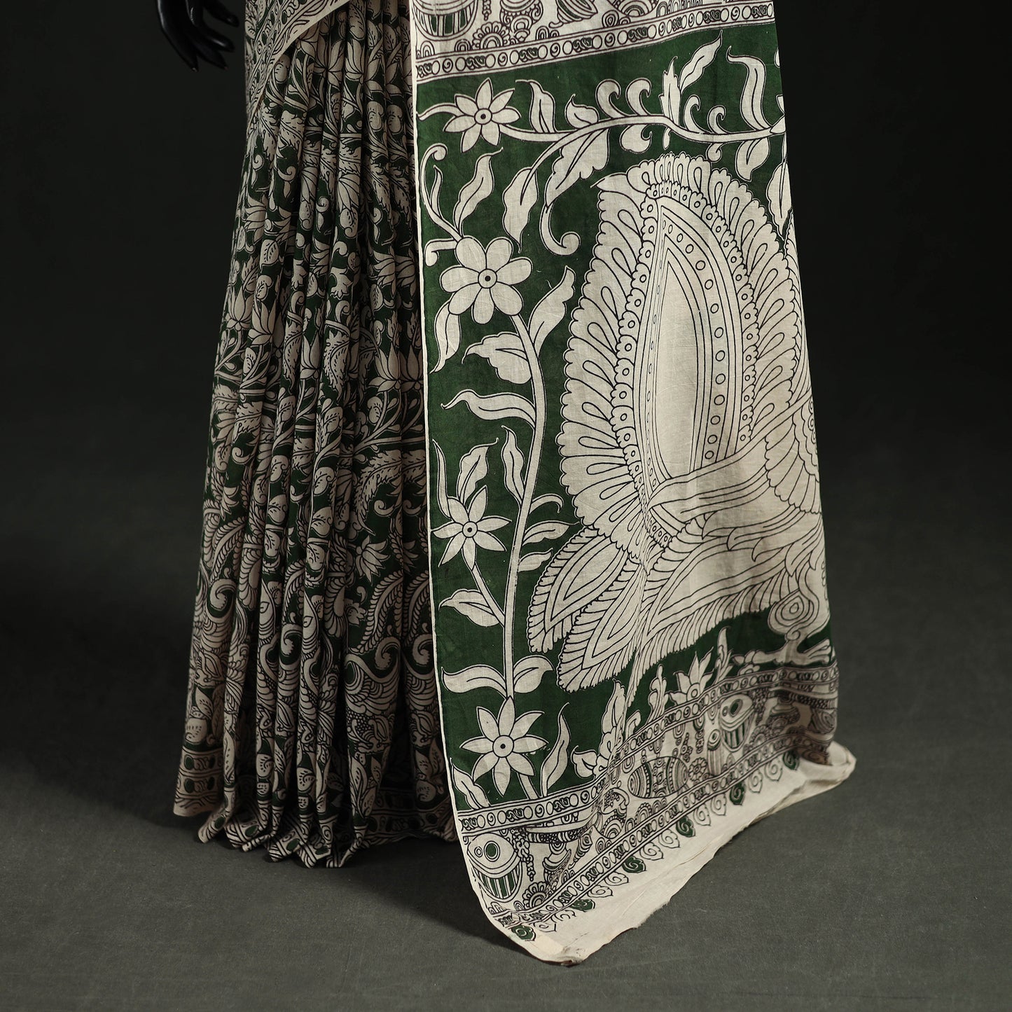 Kalamkari Printed Cotton Saree 26