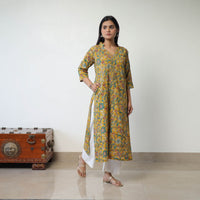 Printed Cotton Straight Kalamkari Kurta 09