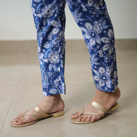 Blue - Block Printed Cotton Sanganeri Co-Ord Set 01