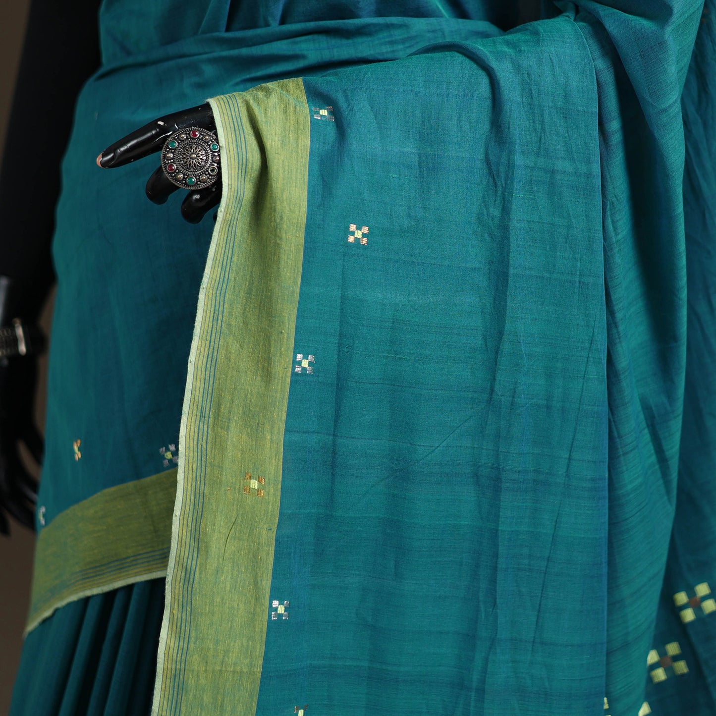 Godavari Jamdani 5 Square Buti Pure Handloom Cotton Saree 28