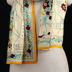 Ranihati Chanderi Silk Hand Embroidered Stole 73
