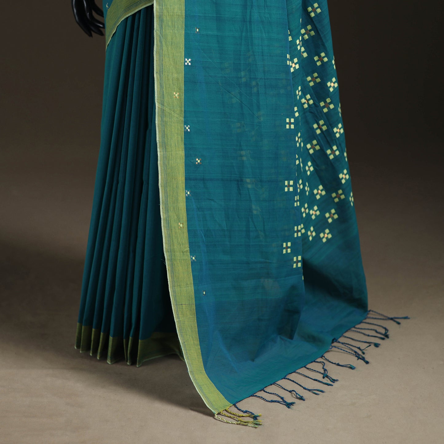Godavari Jamdani 5 Square Buti Pure Handloom Cotton Saree 28