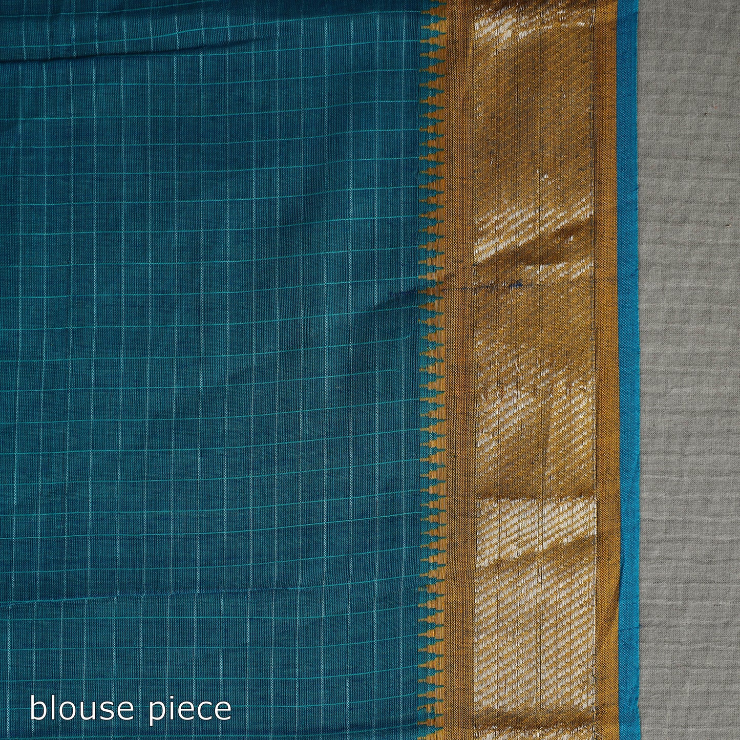 Checks Zari Dobby Cotton Handloom Saree 25