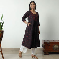 jacquard kurta