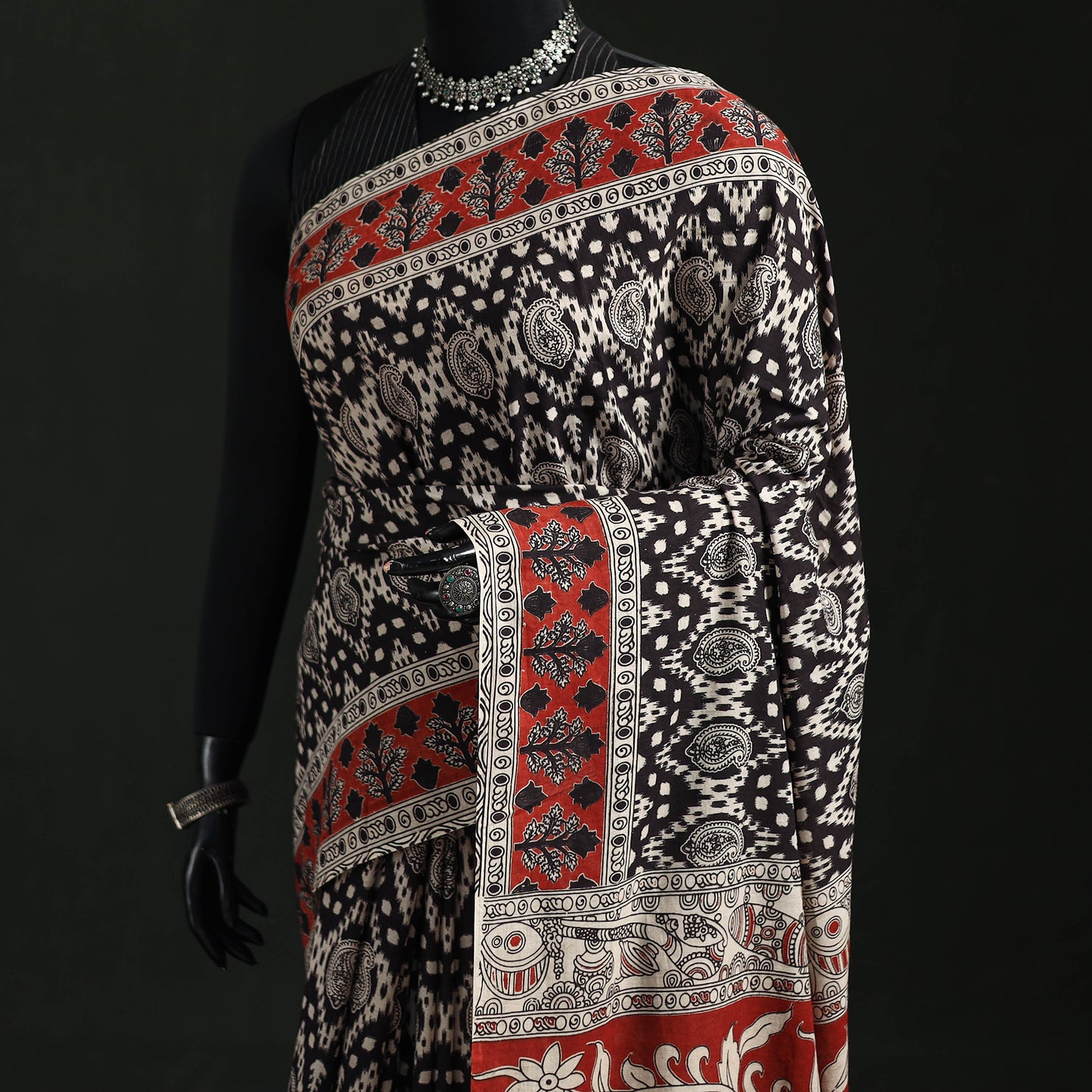 Kalamkari Printed Cotton Saree 27